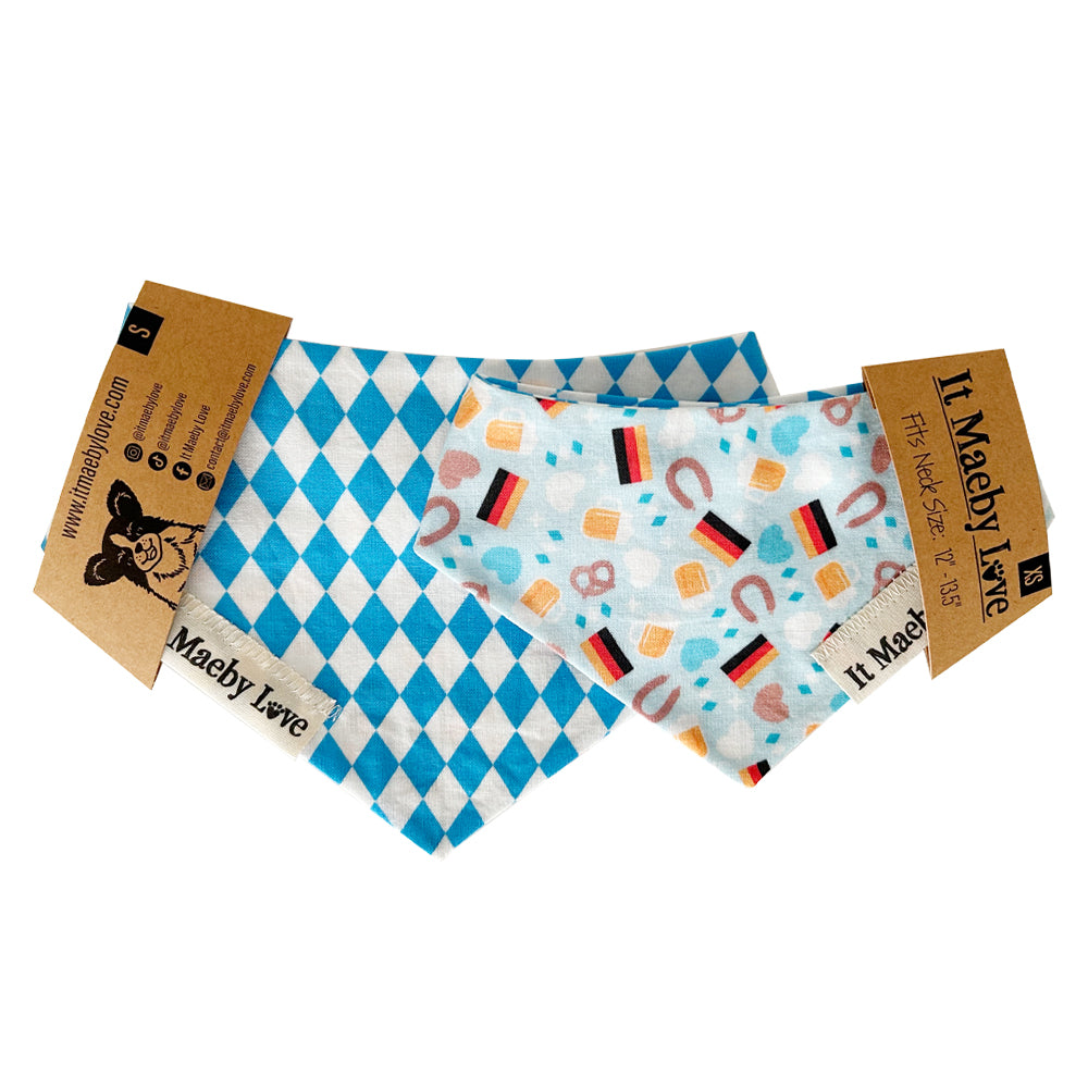 Biergarten Banner/Im-pretz-ive Prost! Reversible Dog Bandana