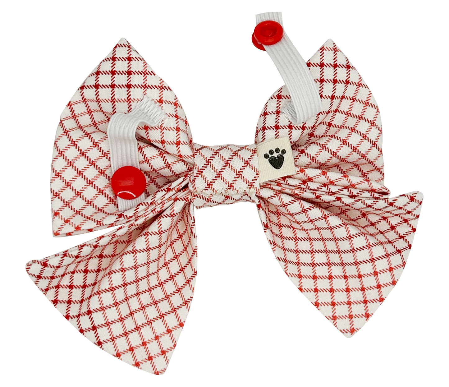 Check the Red Boxes Pet Sailor Bow Tie