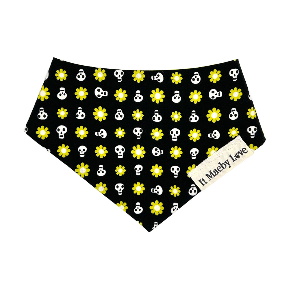 Good Spirits/Spooky Citron Reversible Dog Bandana
