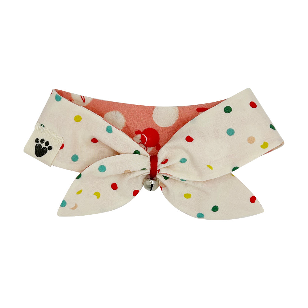 Jolly Snow Babies/Hole Punch Reversible Dog Neckerchief