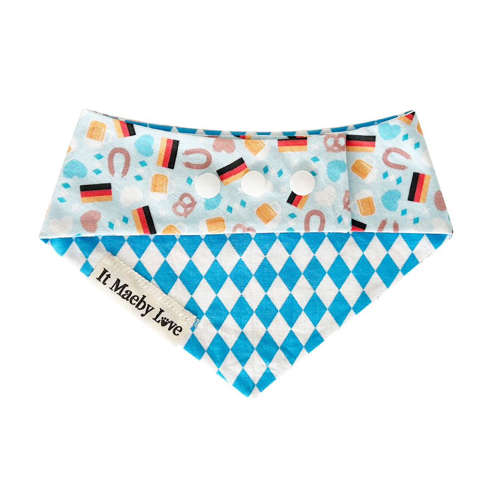 Biergarten Banner/Im-pretz-ive Prost! Reversible Dog Bandana