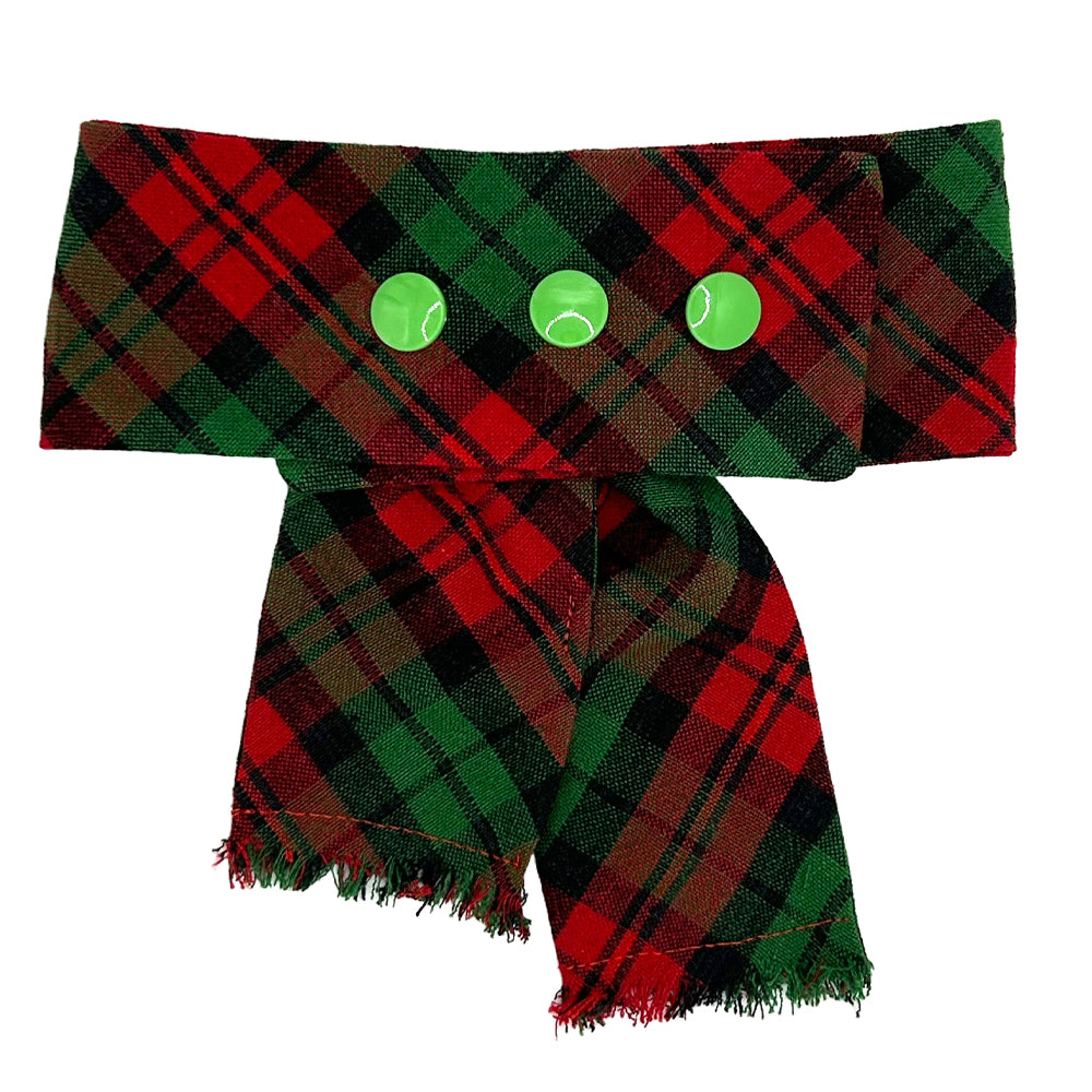 Jingle Paws Plaid Dog Scarf