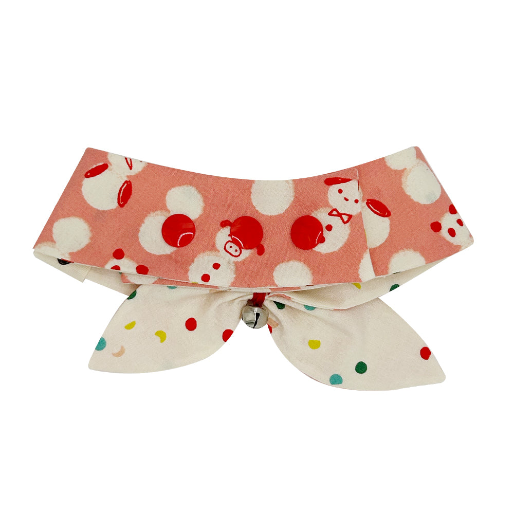 Jolly Snow Babies/Hole Punch Reversible Dog Neckerchief