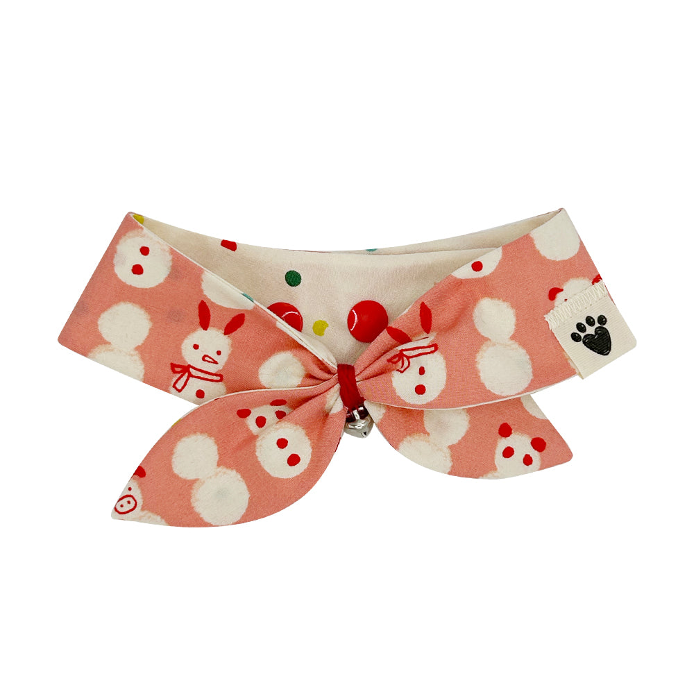 Jolly Snow Babies/Hole Punch Reversible Dog Neckerchief
