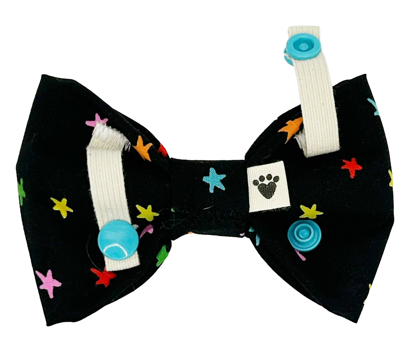 Rainbow Stars Pet Bow Tie