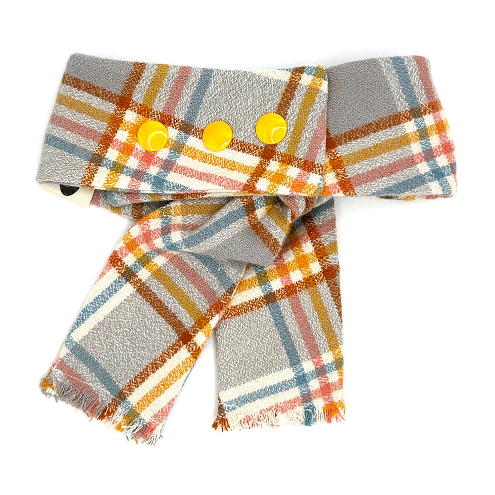 Spiced Plaid Dog Scarf