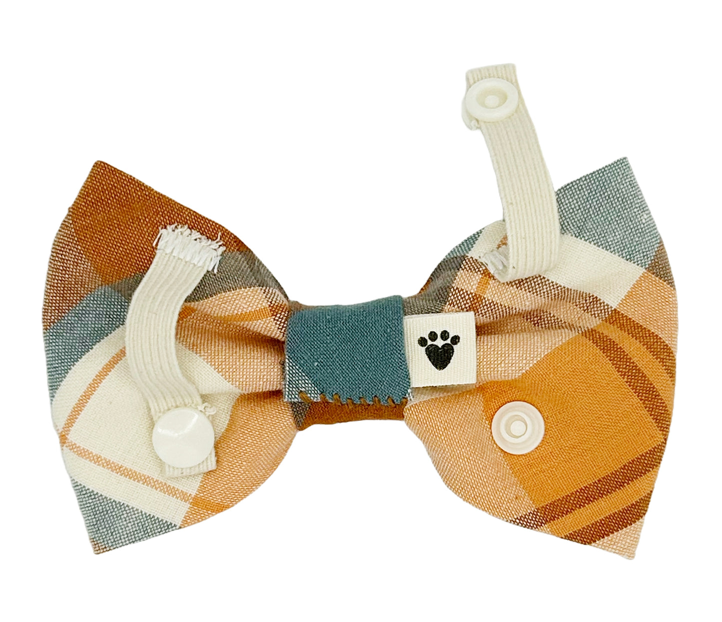 Watering Hole Plaid Pet Bow Tie