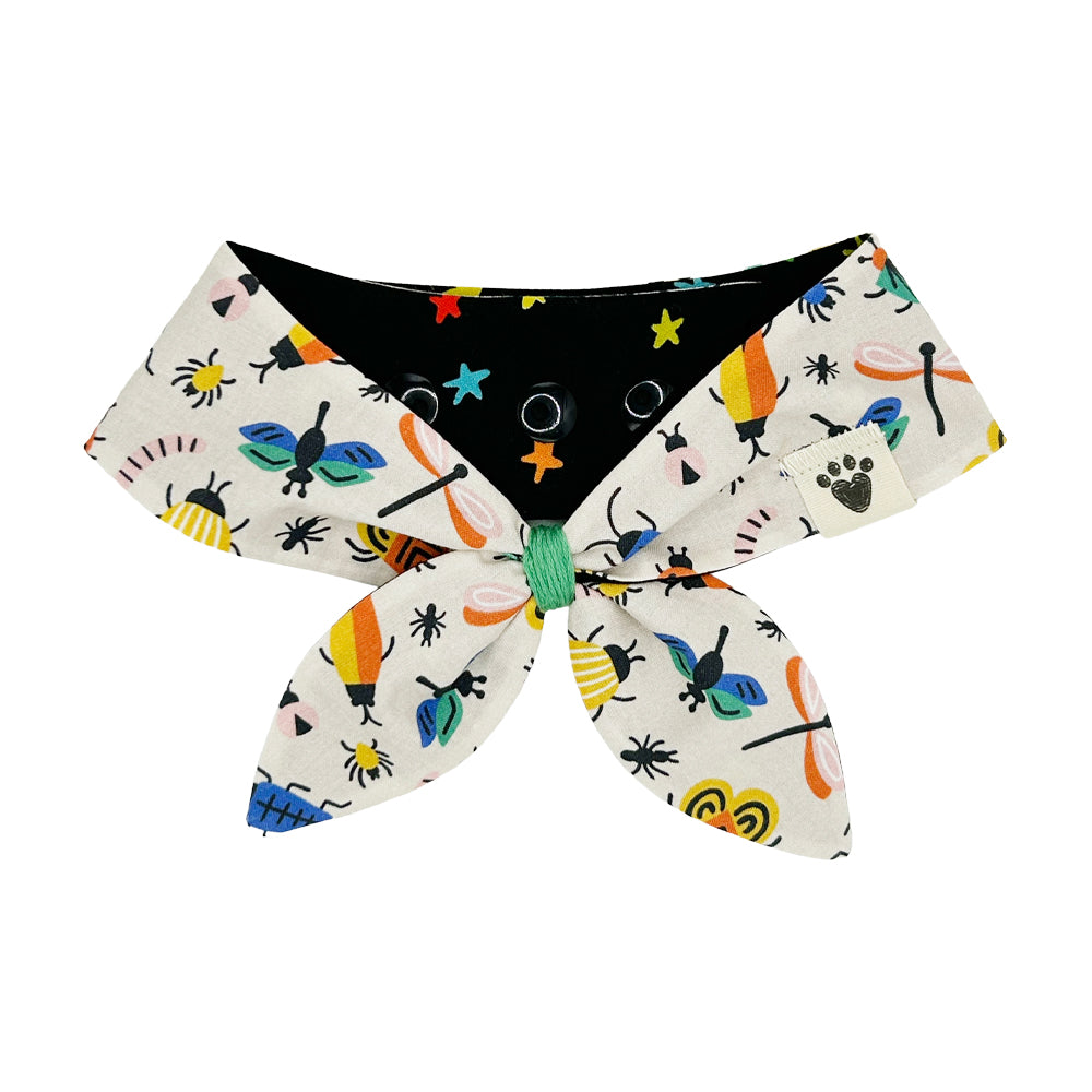 Buggin Out/Rainbow Stars Dog Neckerchief
