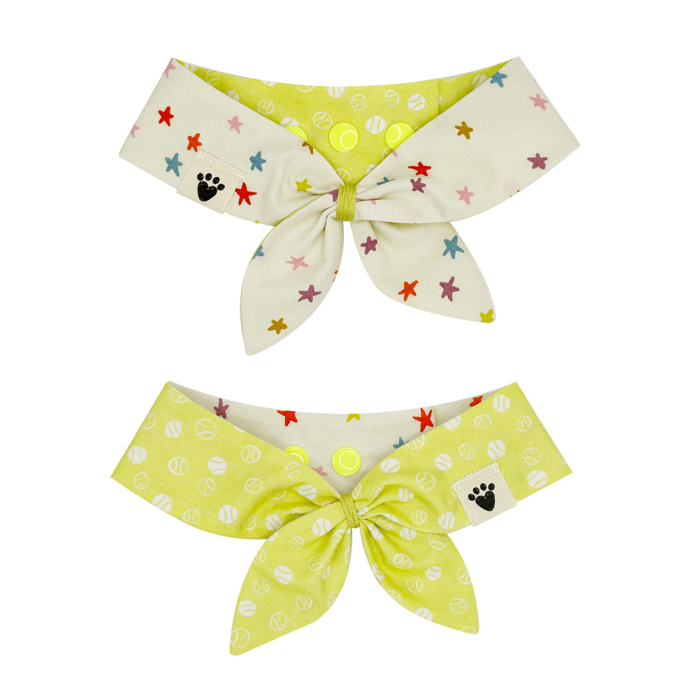 Country Club Canine/Fetching Stars Reversible Dog Neckerchief