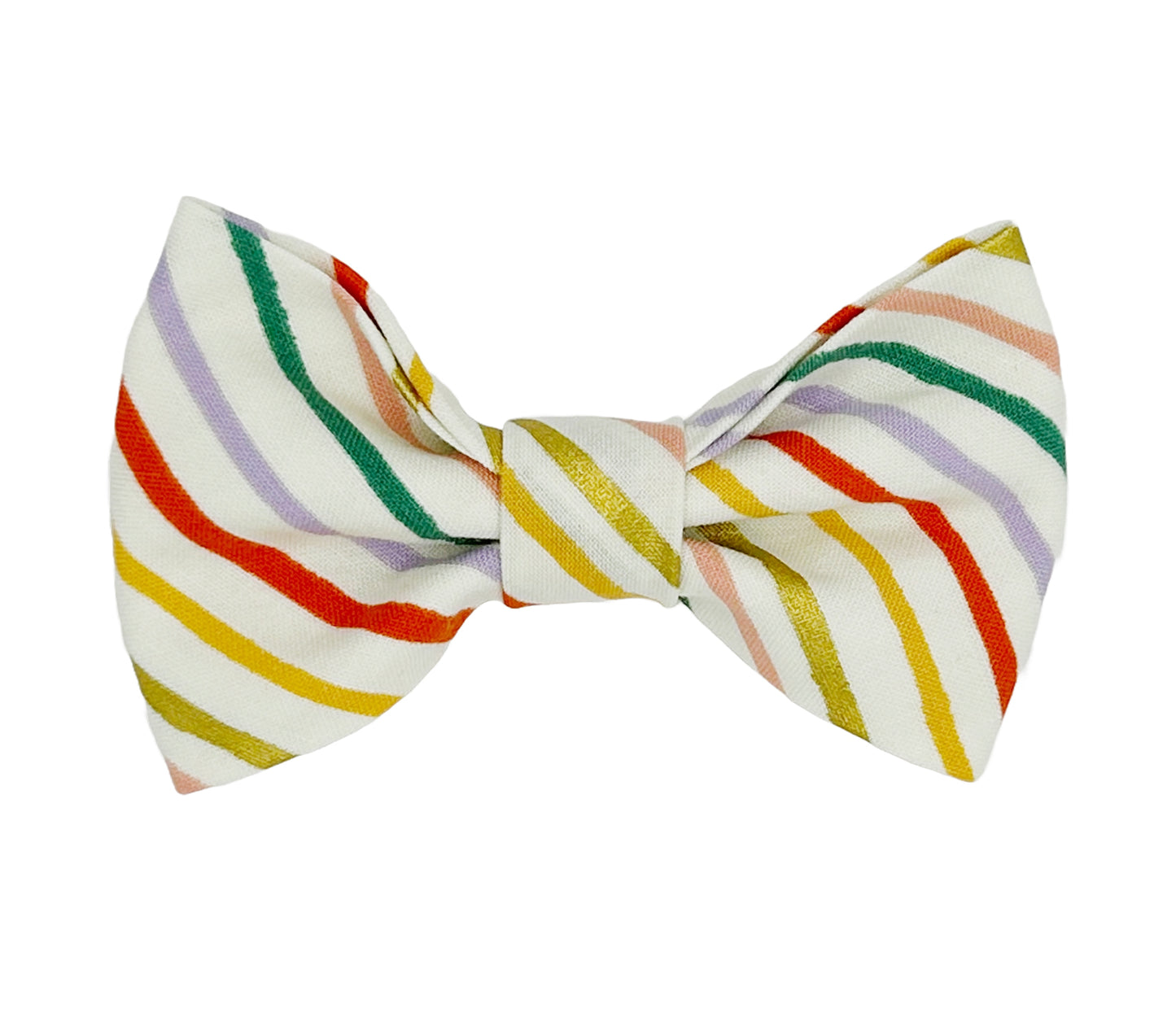 Fall Stripes Pet Bow Tie