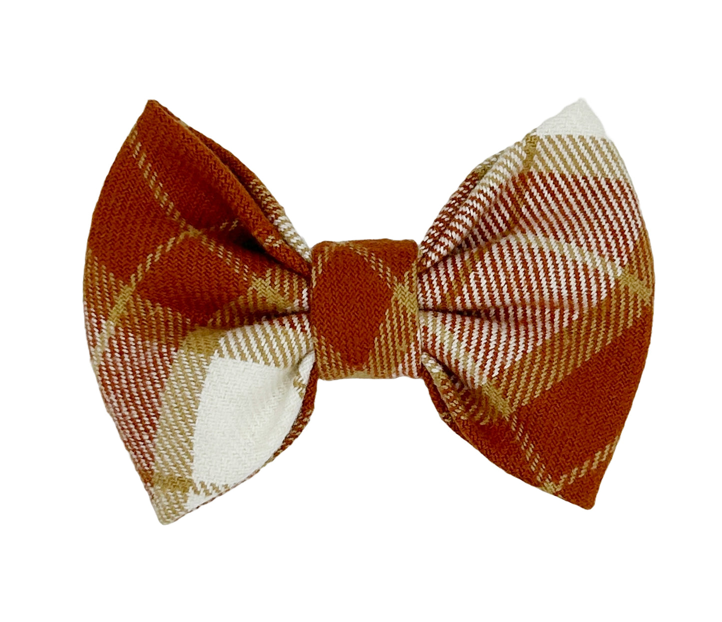 Gratitude Plaid Pet Bow Tie