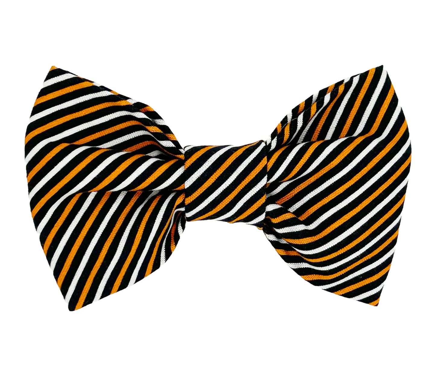 Halloween Stripes Pet Bow Tie