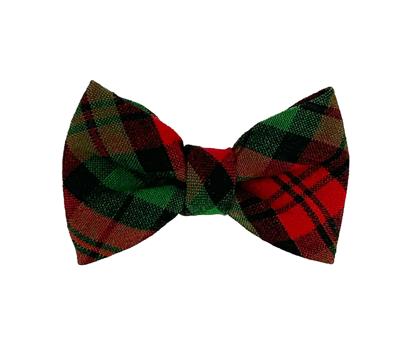Jingle Paws Plaid Pet Bow Tie
