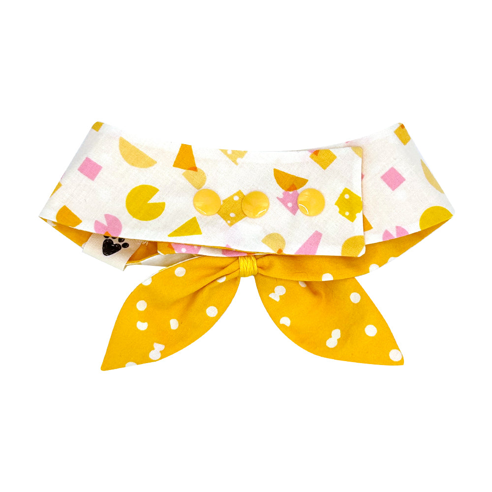 Nacho Average Pup/Easy Brie-zy Canine Reversible Dog Neckerchief