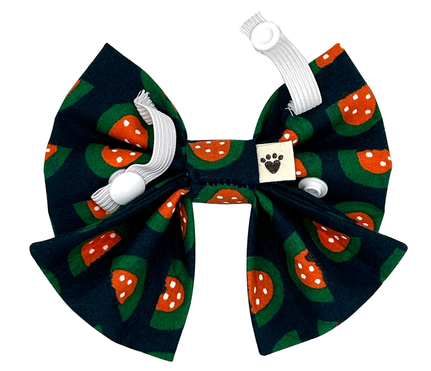 Navy Watermelon Pet Sailor Bow Tie