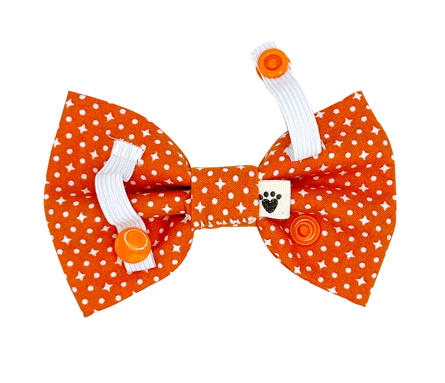 Orange Soda Sparkle Pet Bow Tie