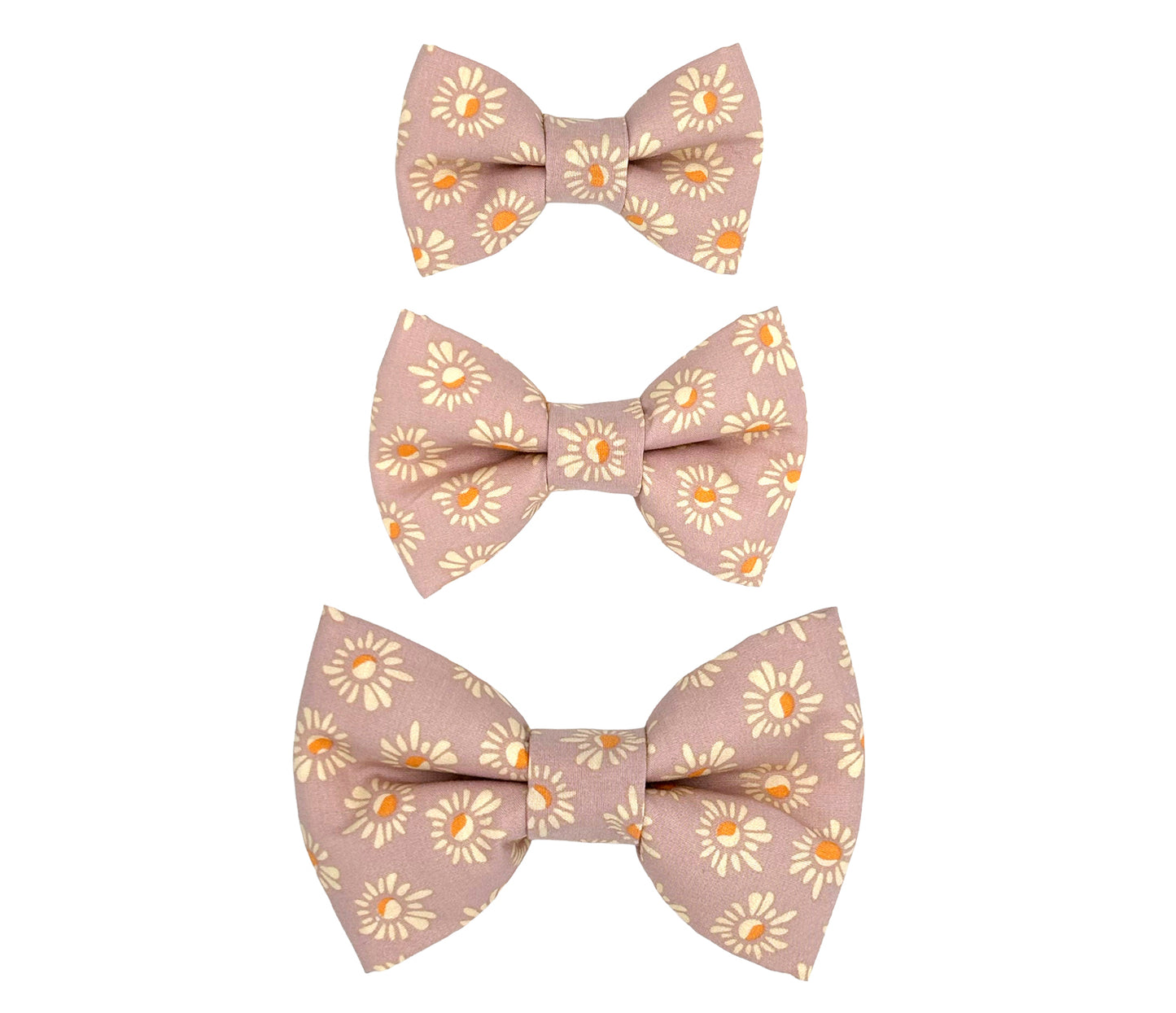 Peach & Thistle Floral Pet Bow Tie