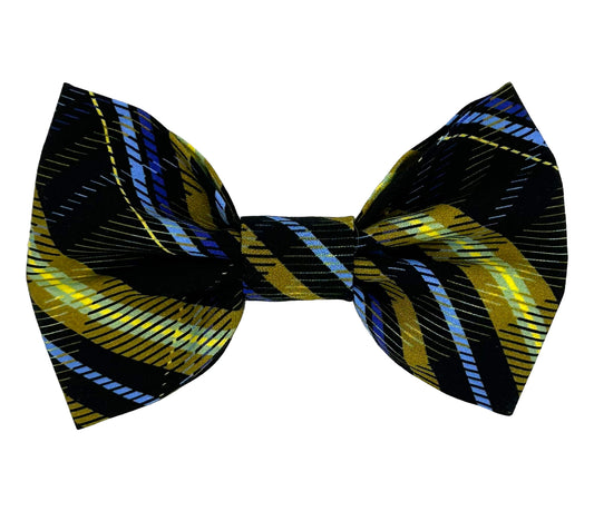 Phantom Plaid Pet Bow Tie