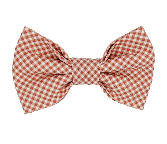 Port Gingham Pet Bow Tie