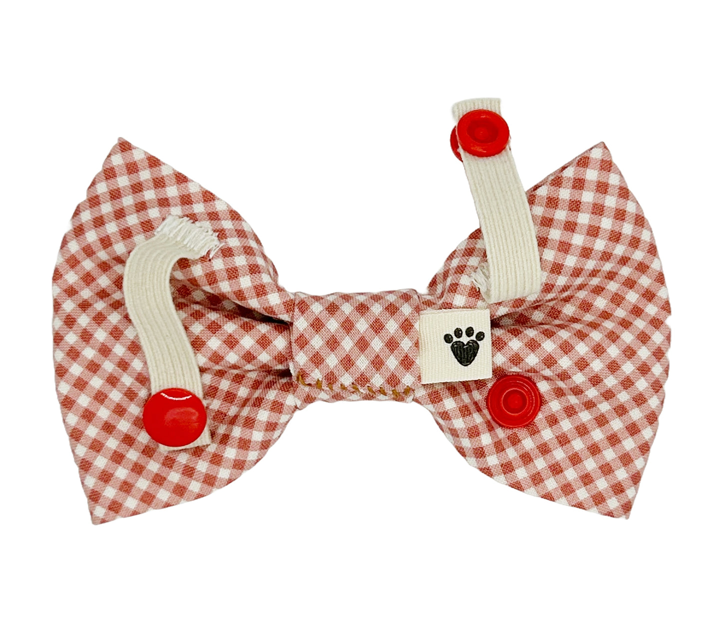 Port Gingham Pet Bow Tie