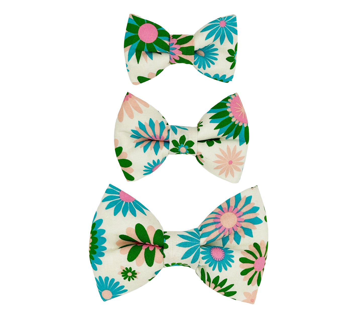 Preppy Floral Pet Bow Tie