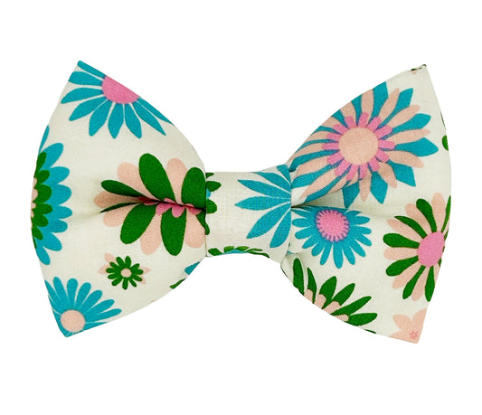 Preppy Floral Pet Bow Tie