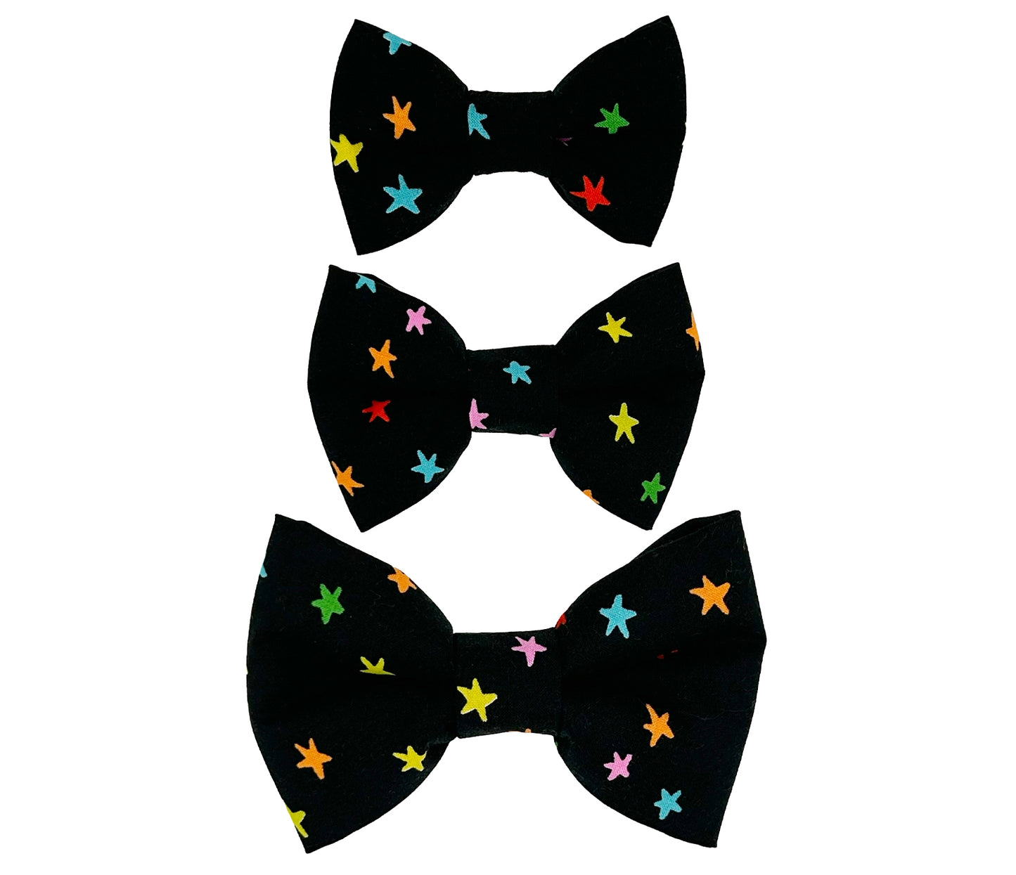 Rainbow Stars Pet Bow Tie