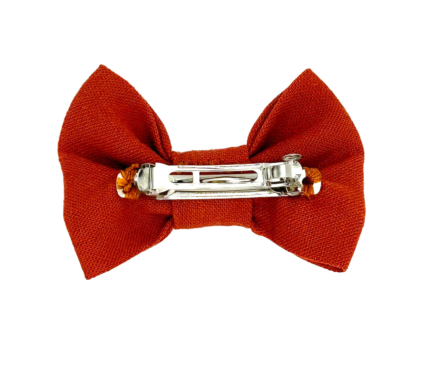 Terracotta Traditional Pet Hair Bow