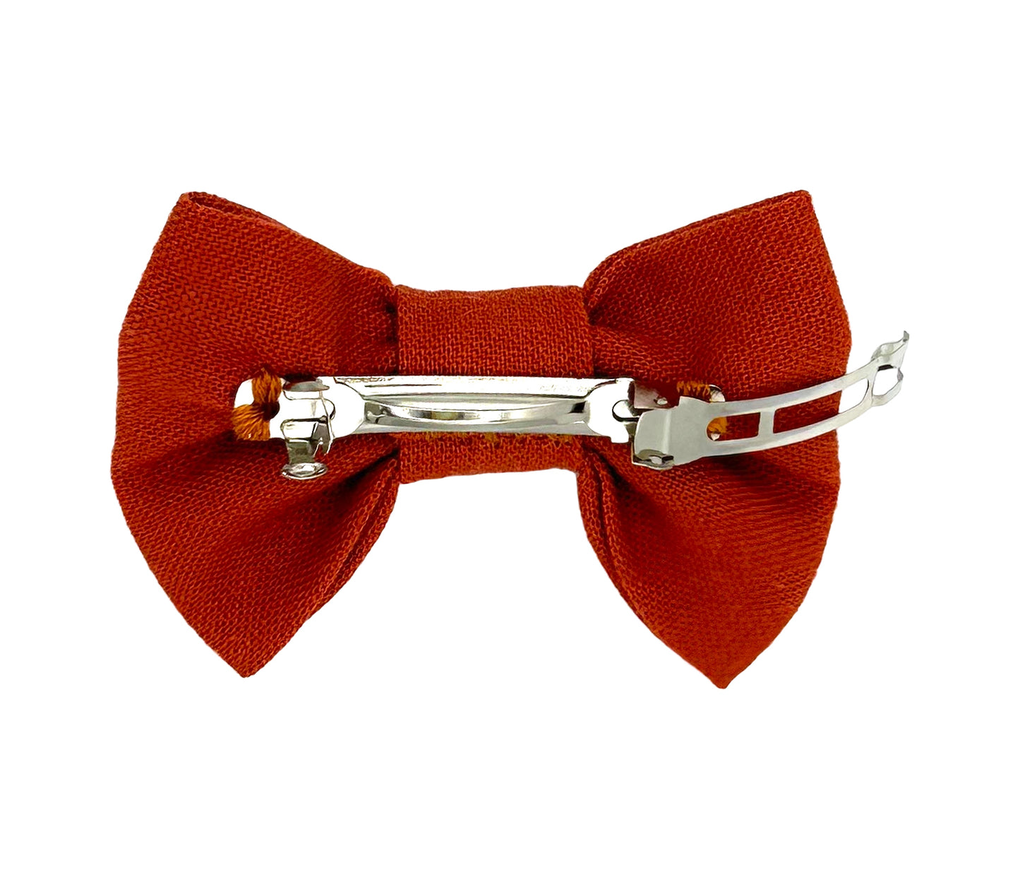 Terracotta Traditional Pet Hair Bow