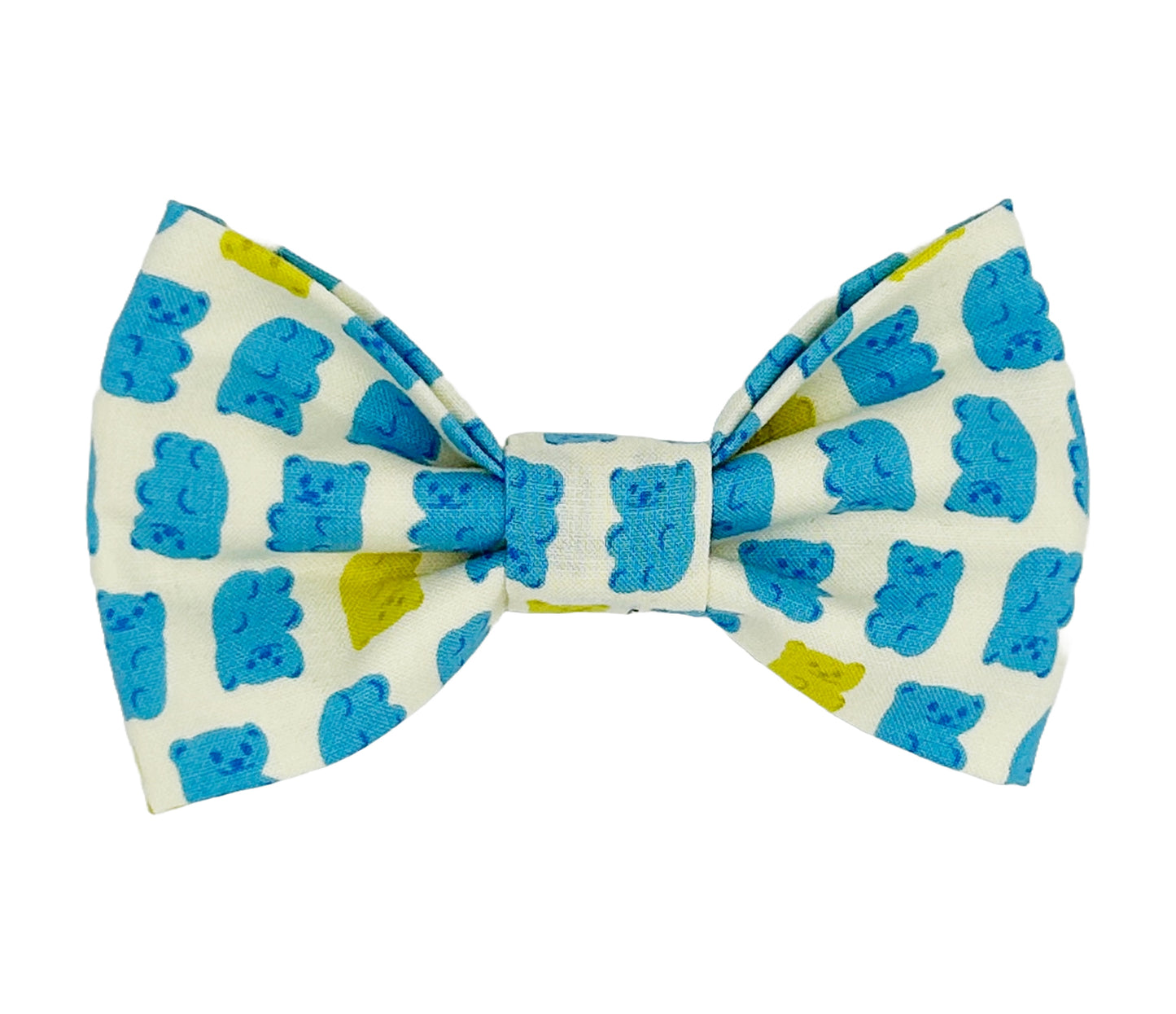 Yummy Gummy Blue & Green Pet Bow Tie